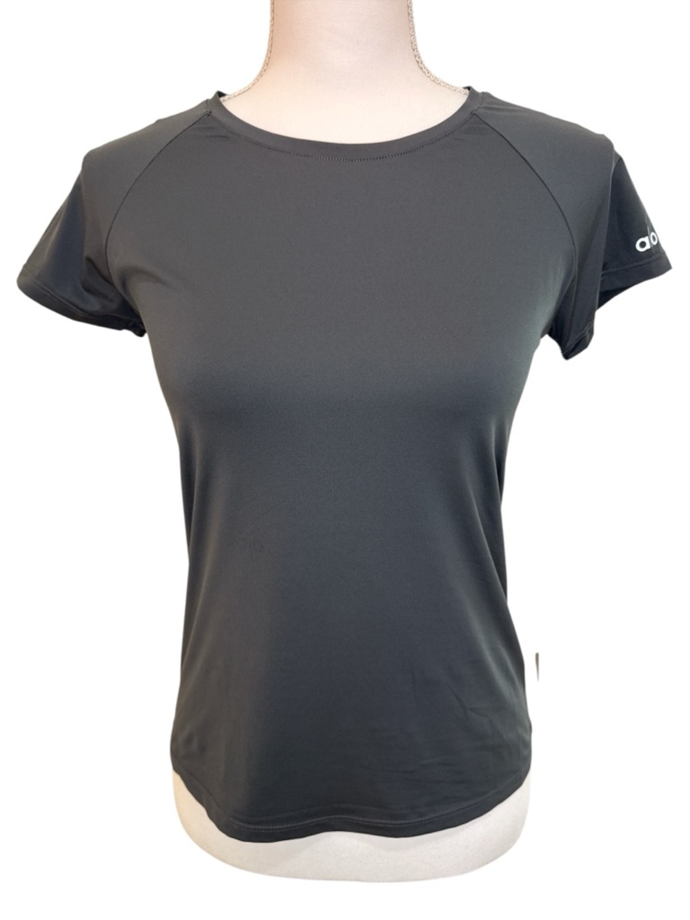 ALO Yoga Pulse Short Sleeve tee Anthracite XS